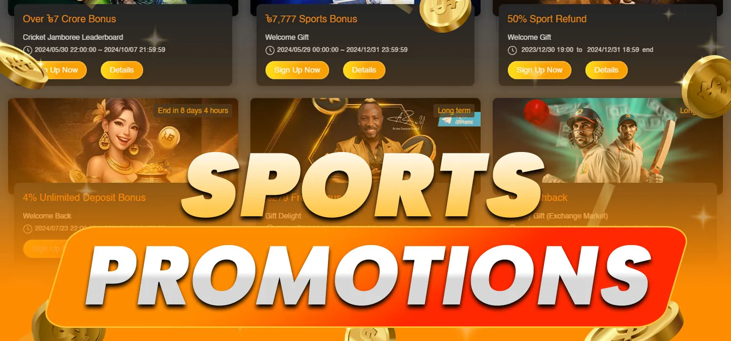 CK222 Sports Betting in Bangladesh 2 promotions for sports betting