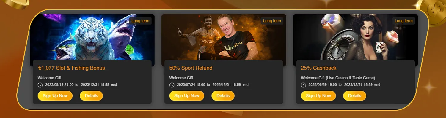 CK222 Deposit Bonus - Get 25% up to 5,000 BDT 4 JeetBuzz bonus and promotions